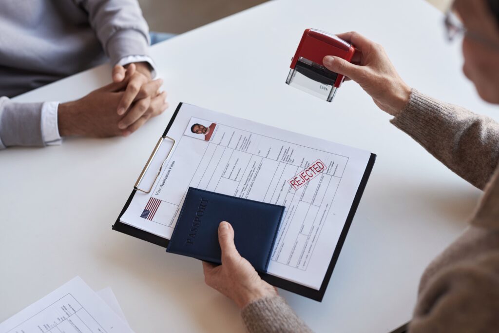 En el consulado pueden negarte la visa