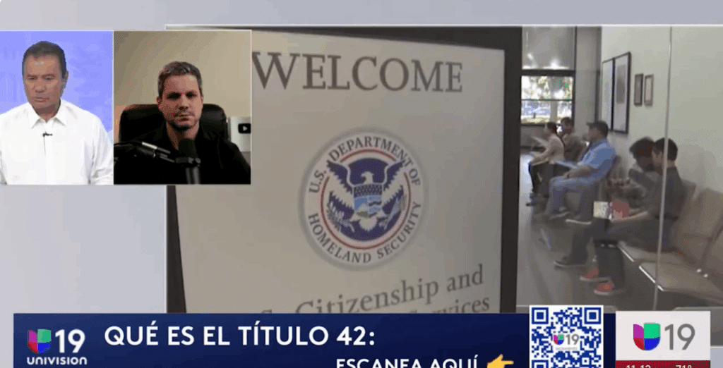 Asilo y el fin del Título 42 – Entrevista con Univisión