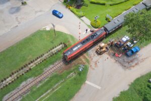 Accidente en tren, metro o autobús en USA