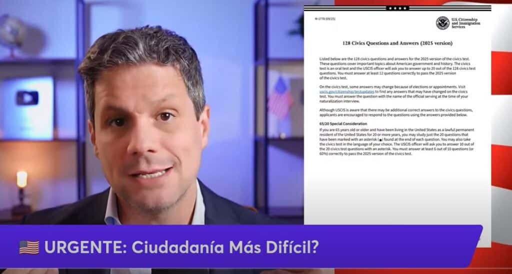 Examen de ciudadanía será más difícil