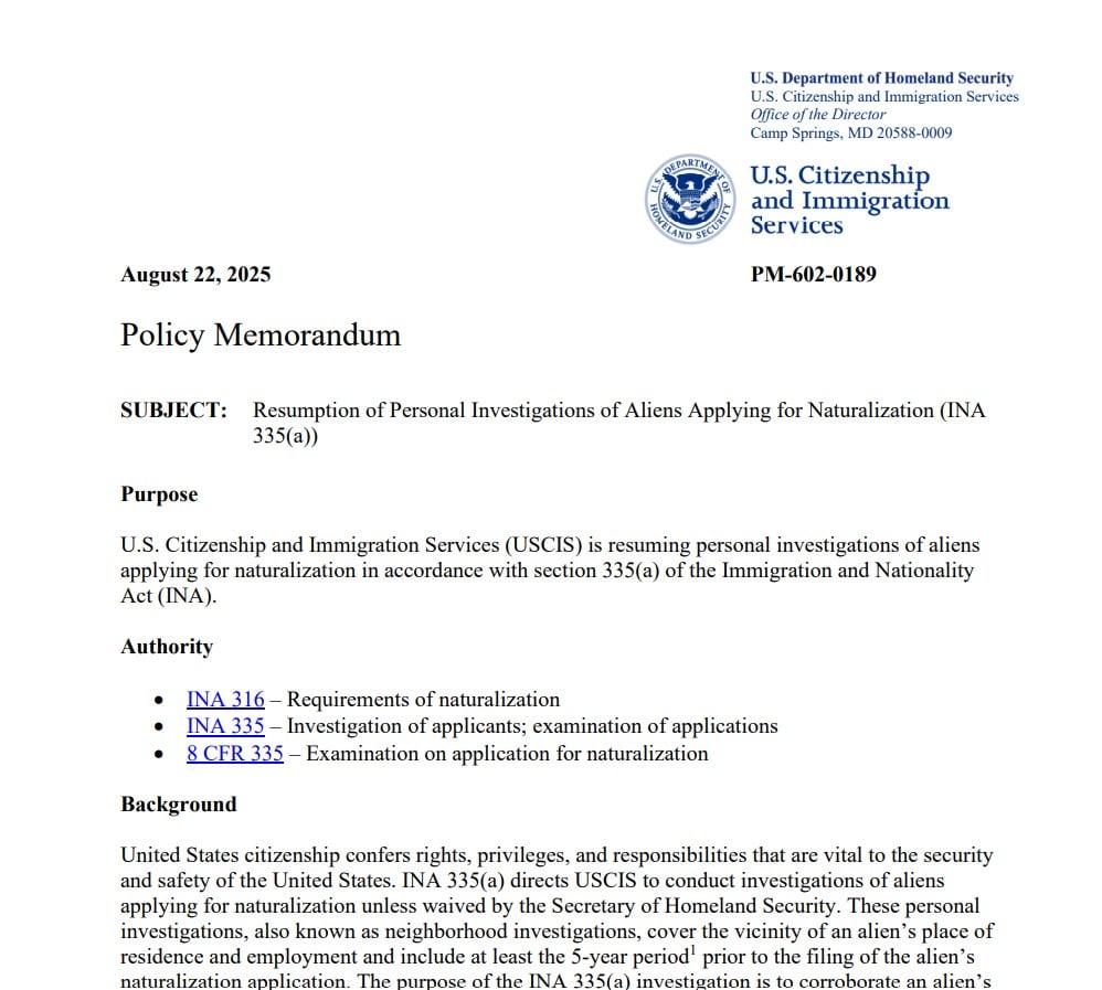 USCIS va a verificar los vecindarios para quienes apliquen para la ciudadanía