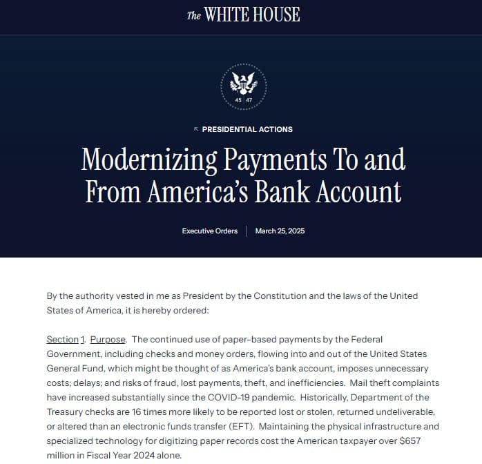 Modernización de pagos en USA