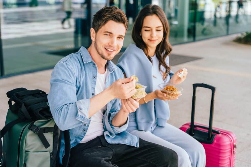 Llevar comida en la maleta