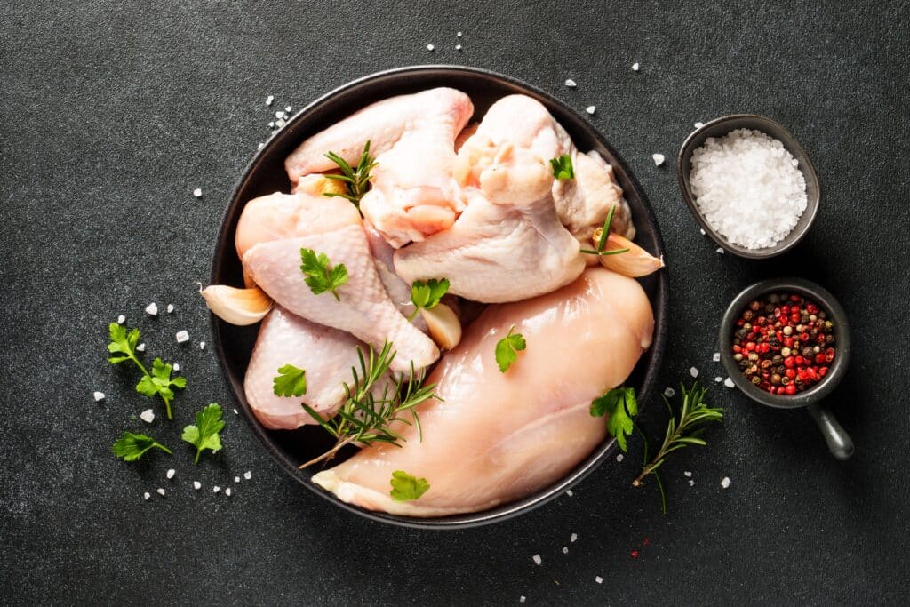 Entrar con pollo fresco a Estados Unidos