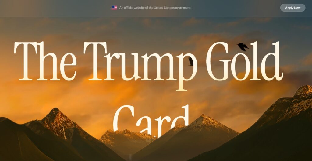 Sitio oficial de la Tarjeta Dorada de Trump