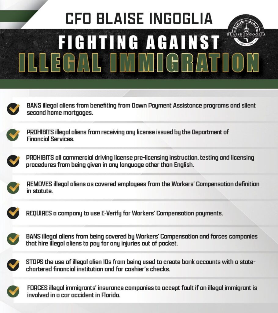 Lista de propuestas de Ingoglia para Florida