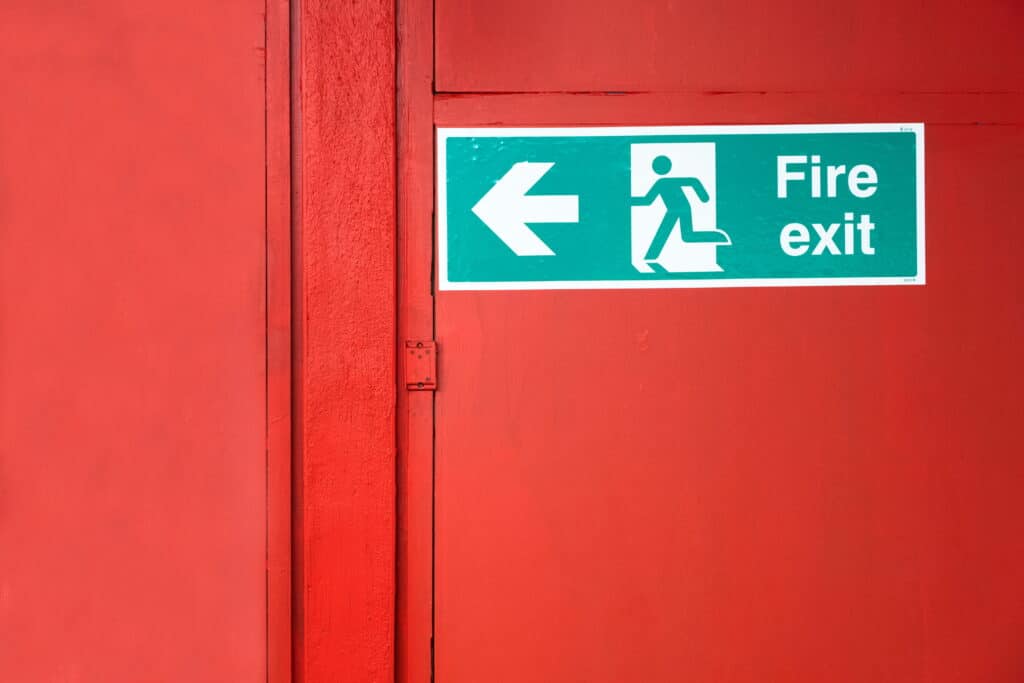 Escape por incendio