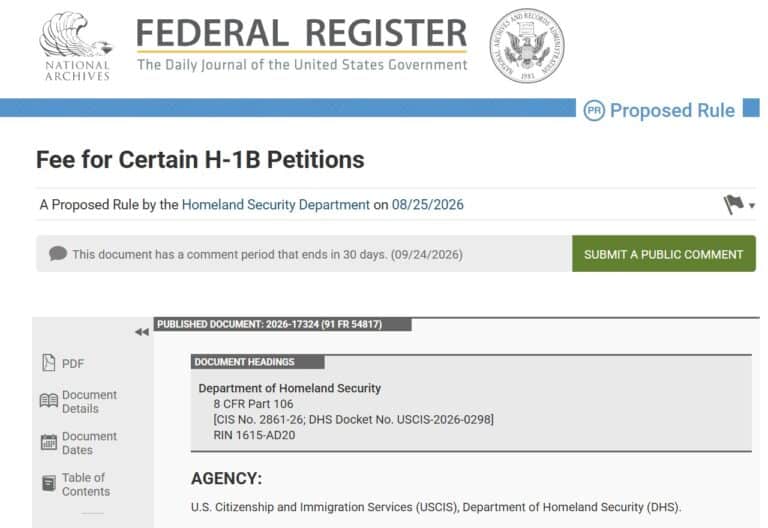 Visas H1-B